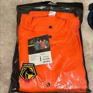 Black Stallion Orange Work Shirt 2X-Large